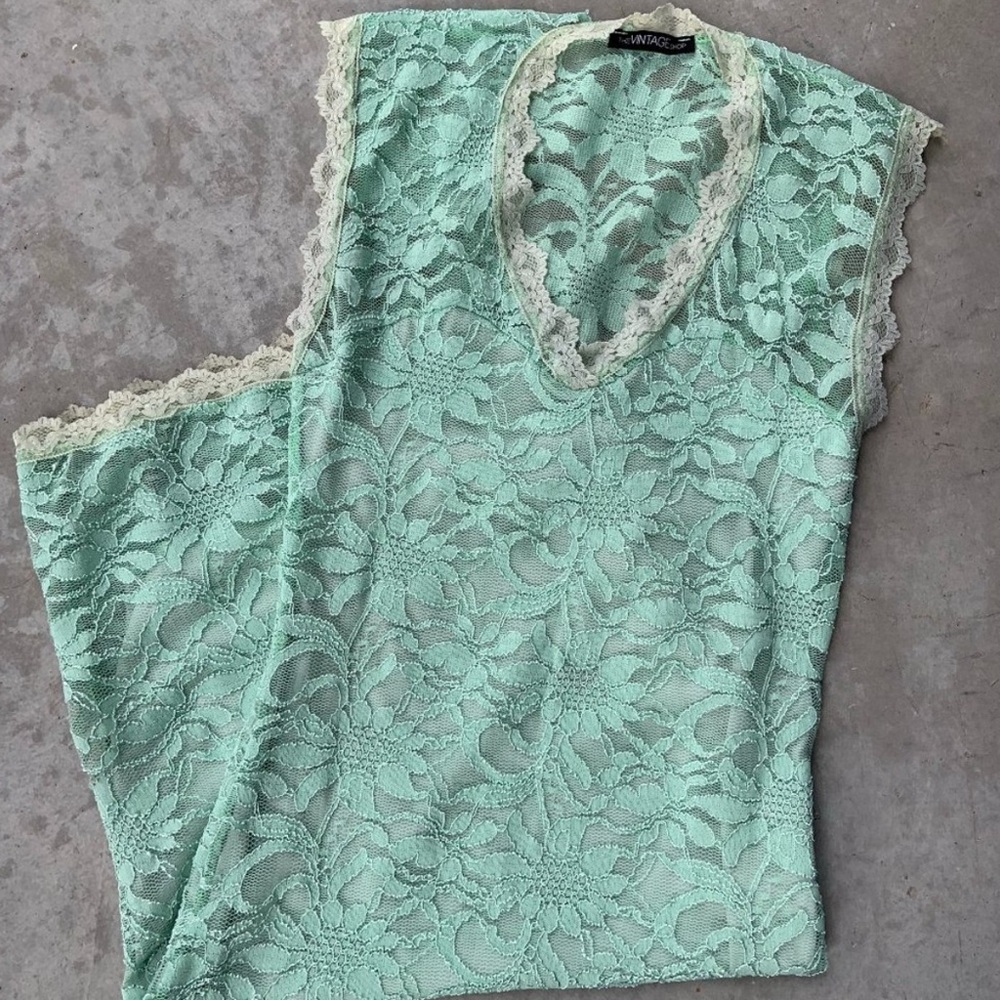 Elegant Lace V-Neck Midi Dress in Mint Green
